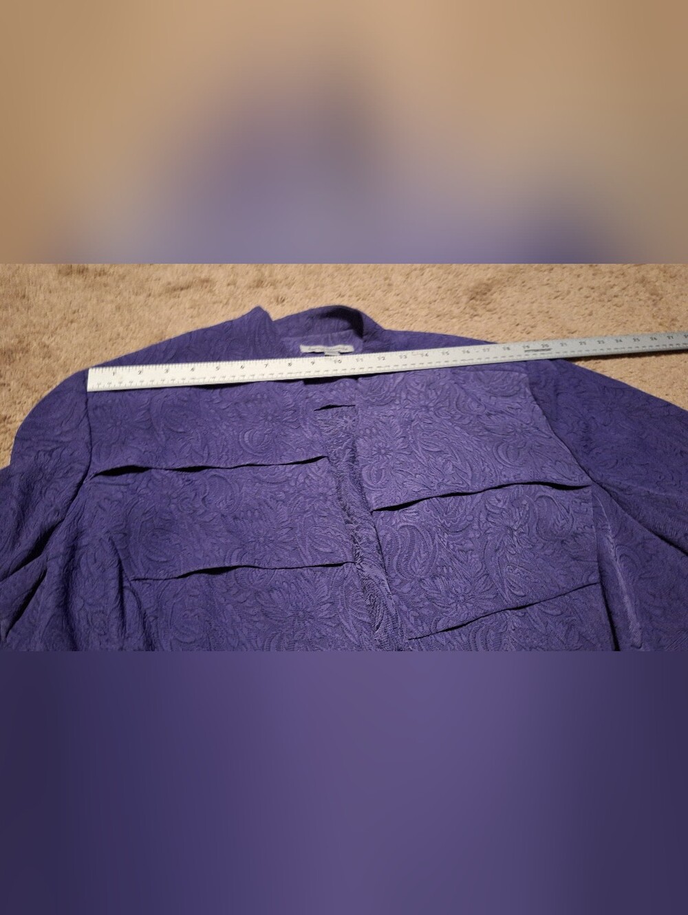 Danny & Nicole Purple Midi Dress with Matching Jacket Set - Picture 11 of 15